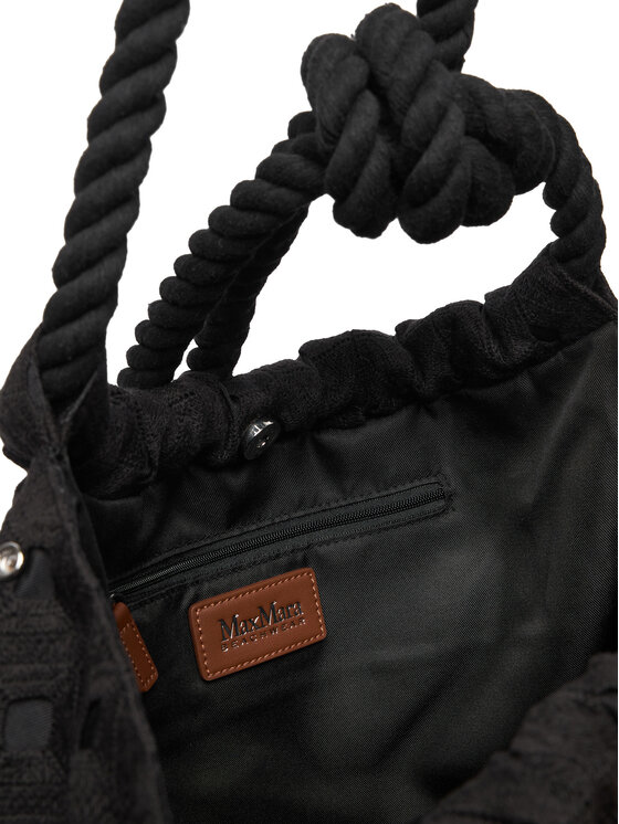 Max Mara Max Mara Ročna torba 2616511019650 Črna