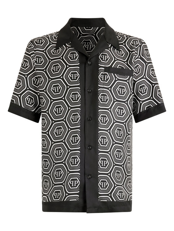 PHILIPP PLEIN PHILIPP PLEIN Koszula 30485 Czarny Regular Fit