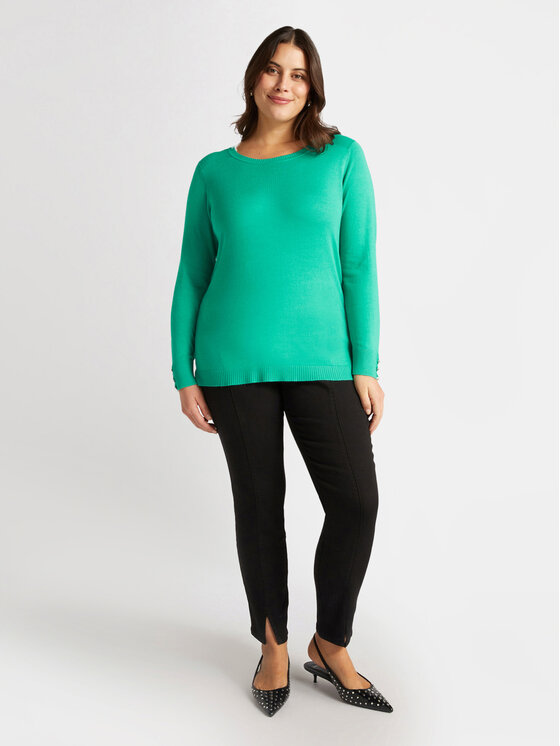 Fiorella Rubino Fiorella Rubino Maglione M409L007770N015 Turchese Regular Fit