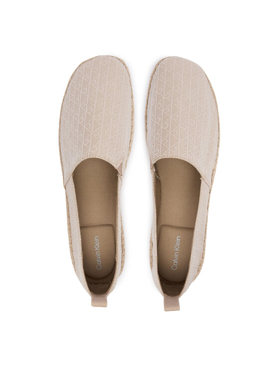 Calvin Klein Calvin Klein Espadrilės All Over CK HW0HW02933 Smėlio
