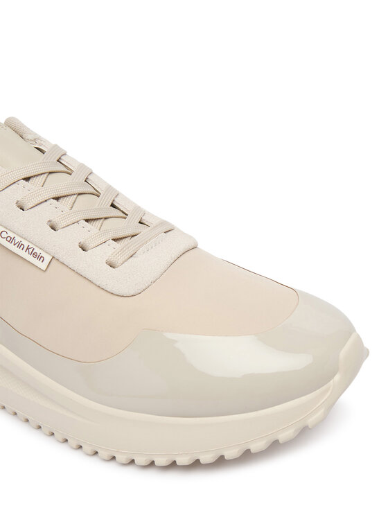Calvin Klein Calvin Klein Sneakersy Eva Runner Lace Up Mat Mix YW0YW02016 Beżowy