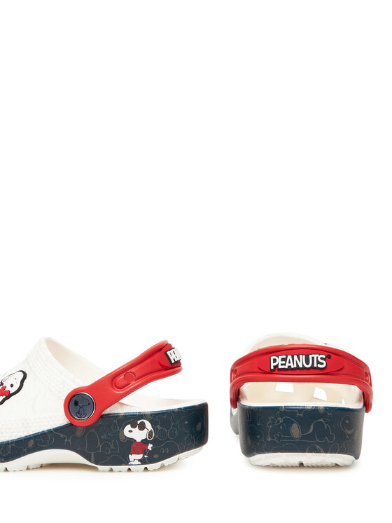 Crocs Crocs Nazouváky Classic Peanuts 21112 Bílá