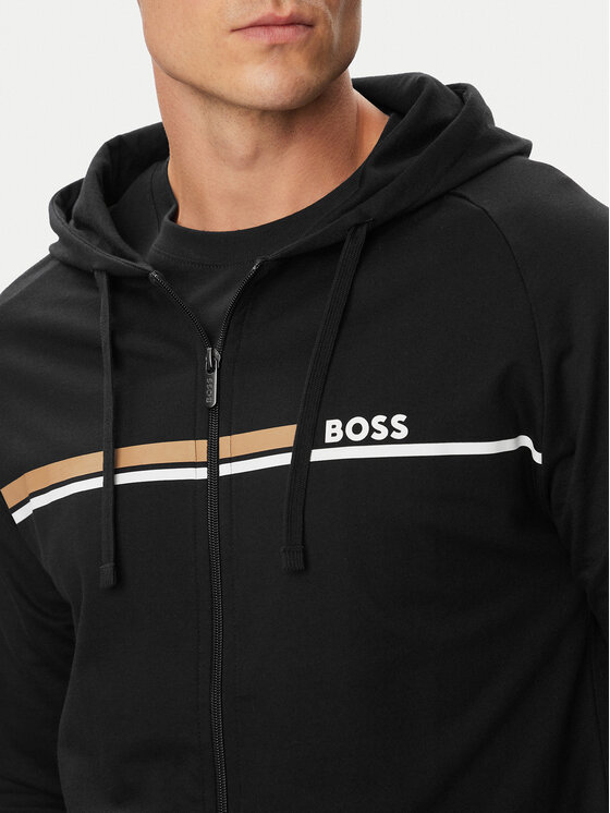 BOSS BOSS Bluza Authentic Jacket H 50554785 Czarny Regular Fit