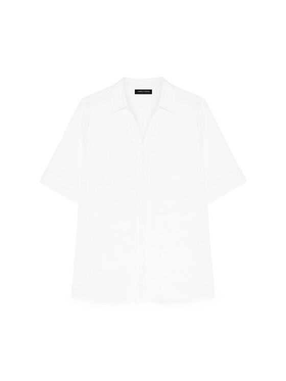 Fiorella Rubino Fiorella Rubino Koszula 5059T001465N011 Biały Boxy Fit