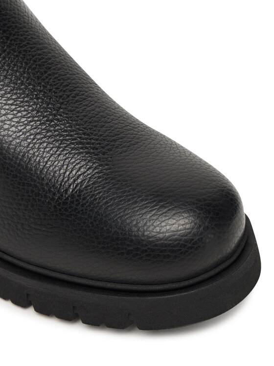 Tommy Jeans Tommy Jeans Členková obuv s elastickým prvkom Tjw Chelsea Boot Wl EN0EN02826 Čierna