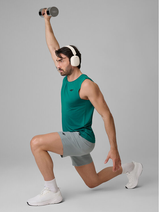 4F 4F Koszulka techniczna NO LIMITS Zielony Regular Fit