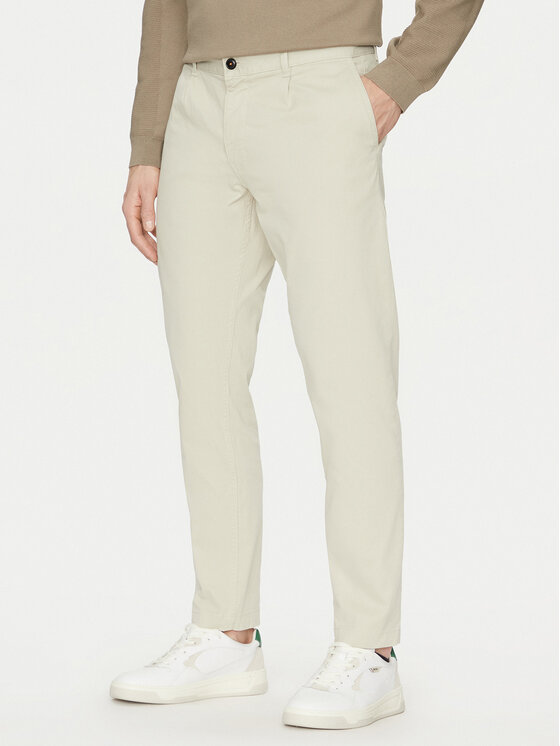 BOSS BOSS Pantaloni chino 50529308 Bej Relaxed Fit
