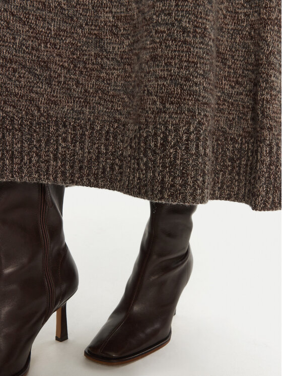 Weekend Max Mara Weekend Max Mara Трикотажна сукня Dionne 2425326022 Коричневий Relaxed Fit