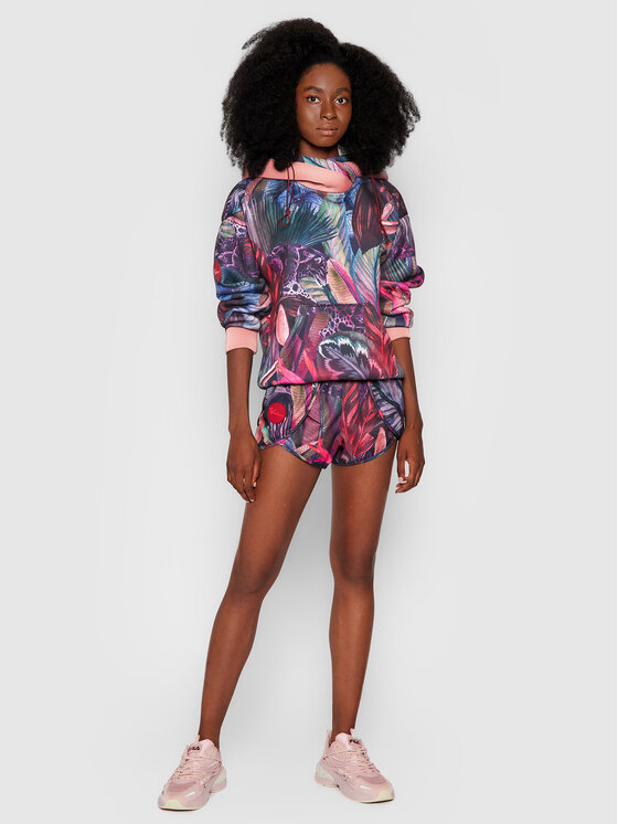 Felpa Floral Multicolore Regular Fit