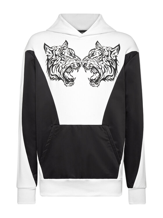 Plein Sport Plein Sport Felpa 1719 Bianco Regular Fit