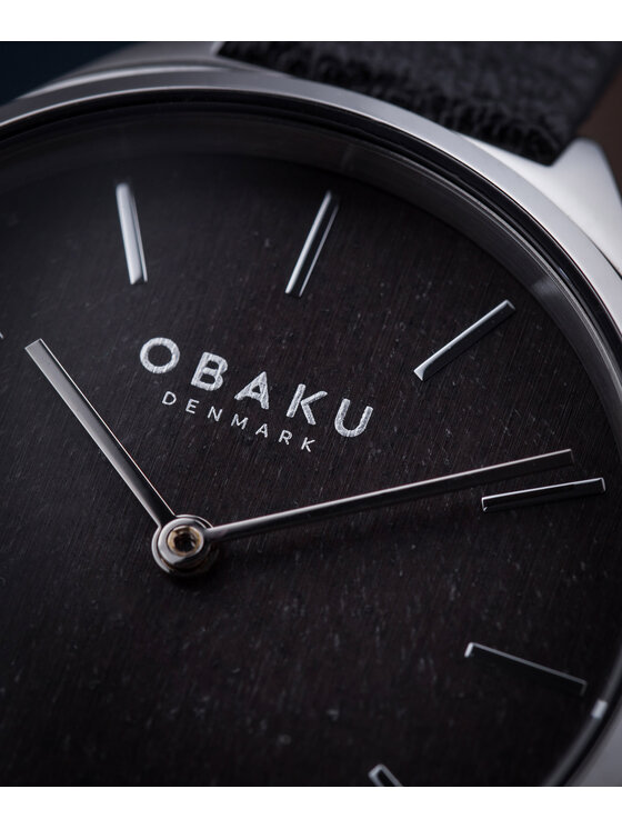 Obaku Obaku Zegarek V257LHCNRB Czarny