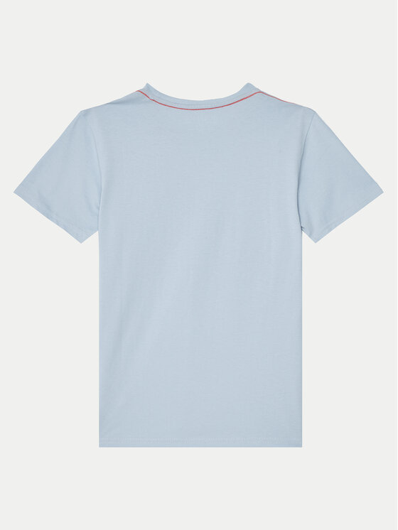 Guess Guess T-Shirt L73I55 K8HM0 Himmelblau Regular Fit