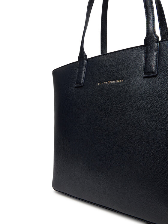 Tommy Hilfiger Tommy Hilfiger Rankinė Th Logotape Tote AW0AW17449 Tamsiai mėlyna