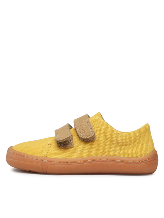 Froddo Froddo Sneakers Barefoot Vegan Velcro G3130229-6 Gelb