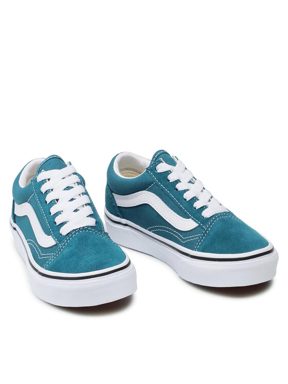 Vans old shop skool femme bleu