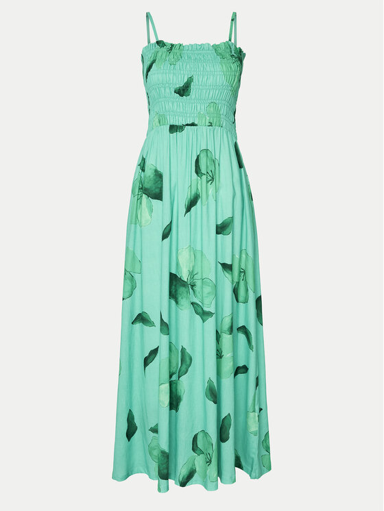 Seafolly Seafolly Sommerkleid Secret Garden 55375-DR Grün Regular Fit