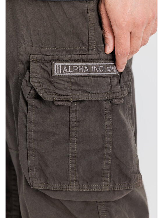 Alpha Industries Alpha Industries Szorty Jet Short Szary Regular Fit