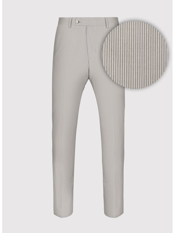 Pako Lorente Pako Lorente Spodnie garniturowe P26SF-6G-036 Beżowy Slim Fit
