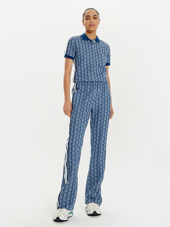 Lacoste Lacoste Spodnji del trenirke XF9313 Modra Regular Fit