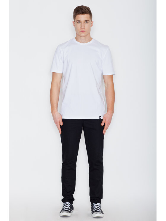Visent Visent Bavlnené nohavice V007 Čierna Regular Fit