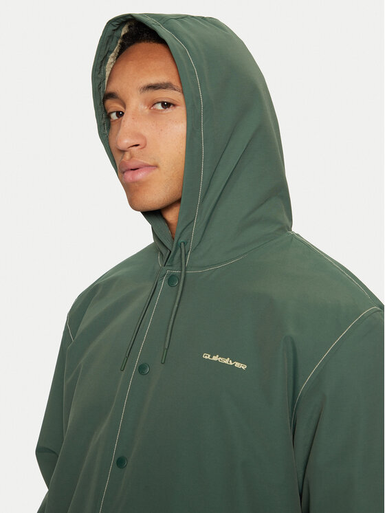Quiksilver Quiksilver Geacă Rain Cloud EQYJK04110 Verde Regular Fit