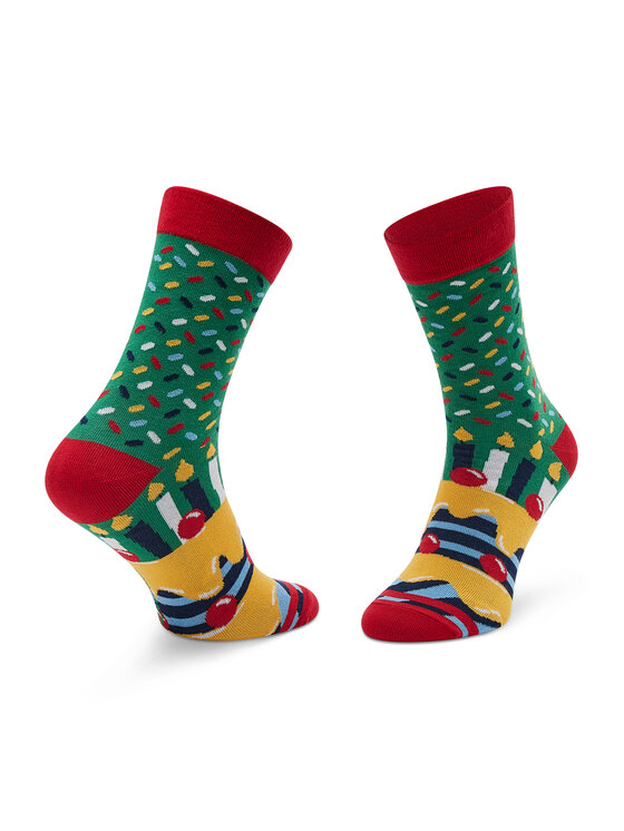 Calzini lunghi unisex Happy Birthday Multicolore