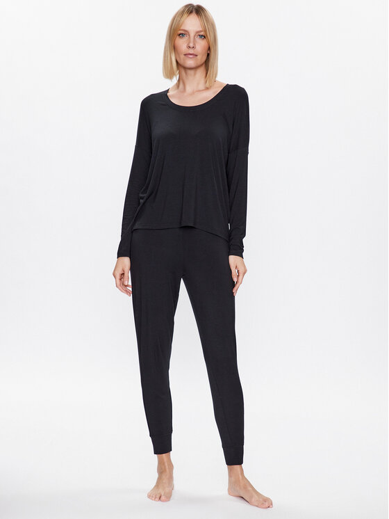 Ugg Pyjama Birgit 1129976 Schwarz Regular Fit Modivo