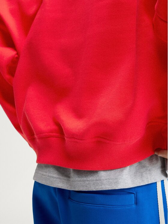 adidas adidas Bluza 172441 Czerwony Oversize