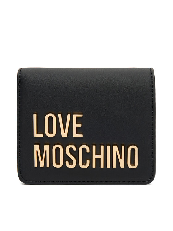 LOVE MOSCHINO Mały Portfel Damski JC5612PP1NKD0000 Czarny
