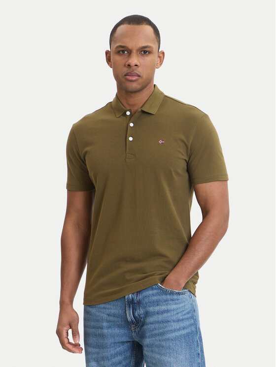Napapijri Napapijri Polo Ealis NP0A4H8B Πράσινο Regular Fit