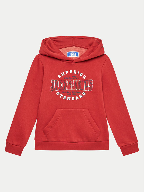 Jack&Jones Junior Jack&Jones Junior Majica dugih rukava Logo 12258824 Crvena Regular Fit