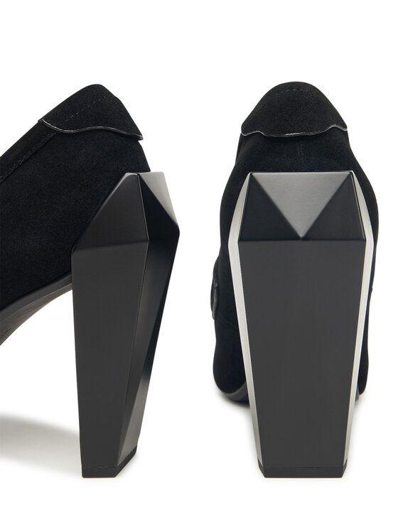United Nude United Nude Polobotky Gem Loafer Hi 10955560195 Černá