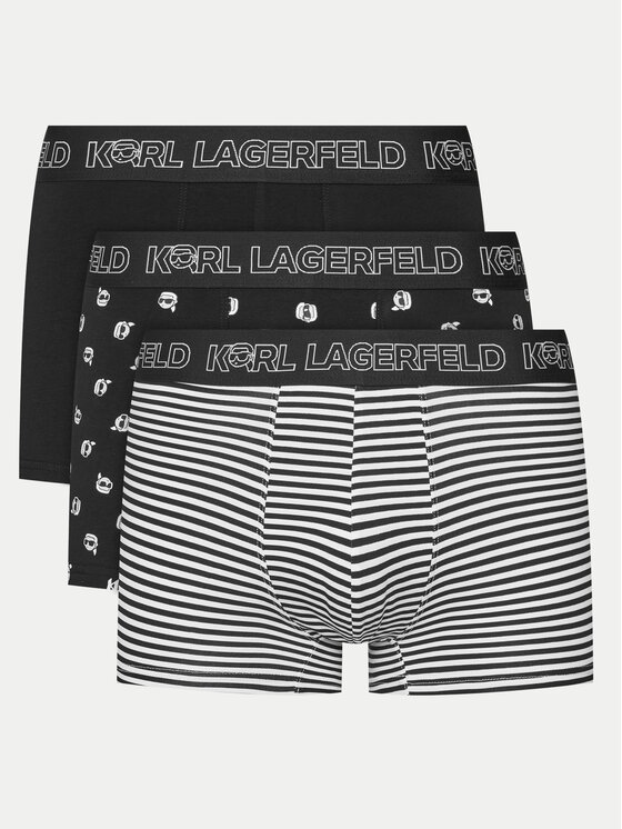 KARL LAGERFELD KARL LAGERFELD Sada 3 kusů boxerek A1M47042 Barevná
