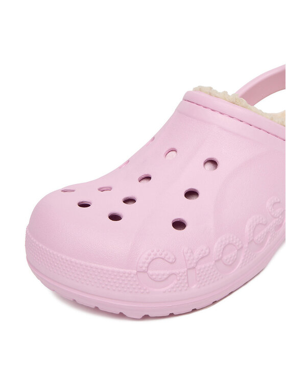 Crocs Crocs Şlapi C-BAYA LINED CLOG 205969-6GD Roz