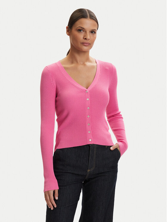 ONLY ONLY Кардиган Mist 15363392 Рожевий Slim Fit