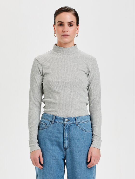 Karen by Simonsen Bluza Ezzie 10104067 Siva Classic Fit