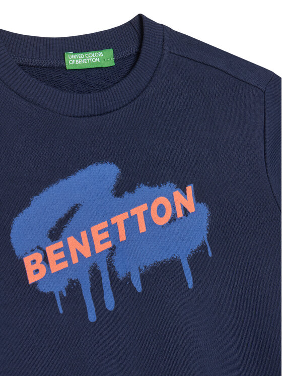 United Colors Of Benetton United Colors Of Benetton Φόρμα 3J68GK00S Σκούρο μπλε Regular Fit