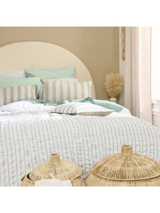 MIAhome MIAhome Komplet pościeli bawełnianej Stripes 240x220 cm Biały