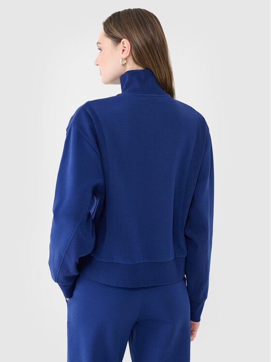 4F 4F Bluza 4FWSS25TSWSF1545-30S Niebieski Regular Fit