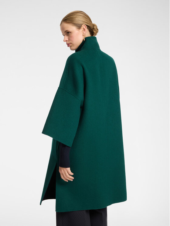 Elena Mirò Elena Mirò Cappotto 8076E000157N035 Verde Regular Fit