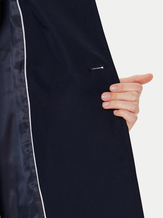 Tommy Hilfiger Tommy Hilfiger Trencz WW0WW45618 Granatowy Regular Fit