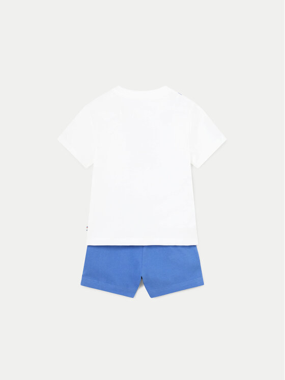 Mayoral Mayoral Set tricou și pantaloni scurți 1657 Albastru Regular Fit