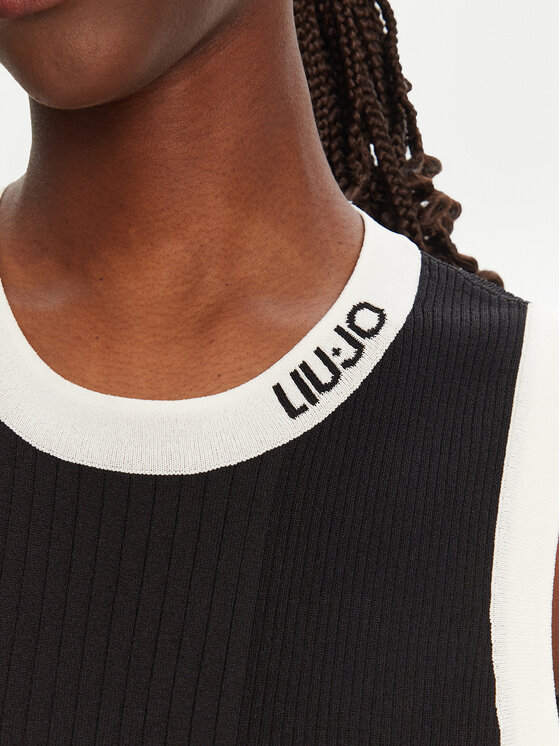 Liu Jo Sport Liu Jo Sport Marškinėliai TA5092 MS022 Juoda Regular Fit