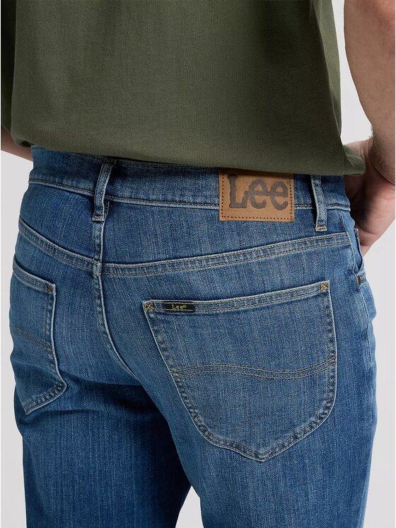 Lee Lee Jeansy WEST Niebieski Straight Leg