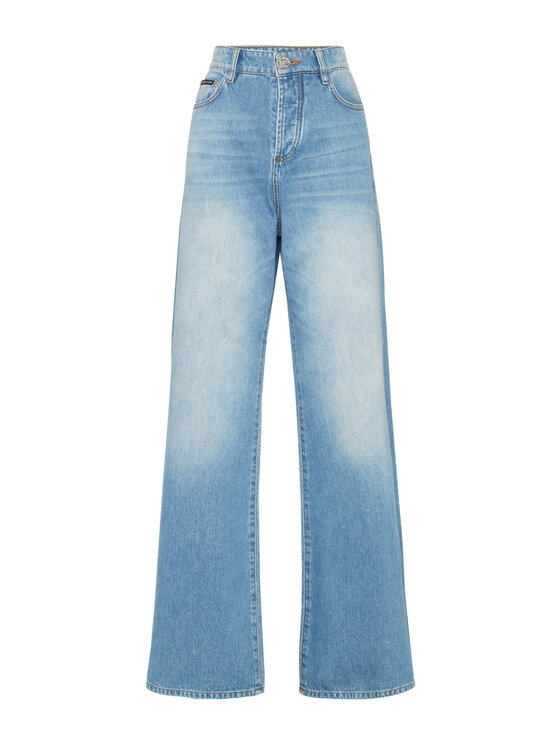 PHILIPP PLEIN PHILIPP PLEIN Jeansy 21131 Niebieski jasny Skater Fit
