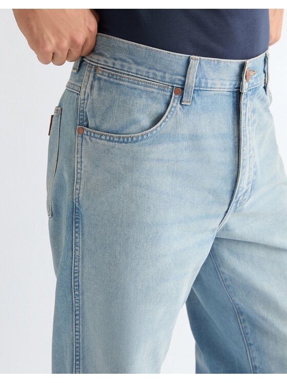 Wrangler Wrangler Jeansy LOOSE STRAIGHT Niebieski Loose Fit
