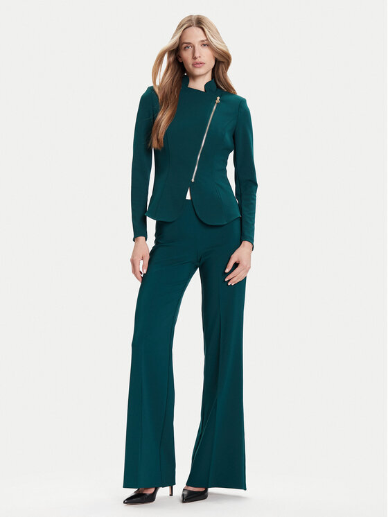 Rinascimento Rinascimento Palazzo kalhoty CFC0125425003 Zelená Wide Leg