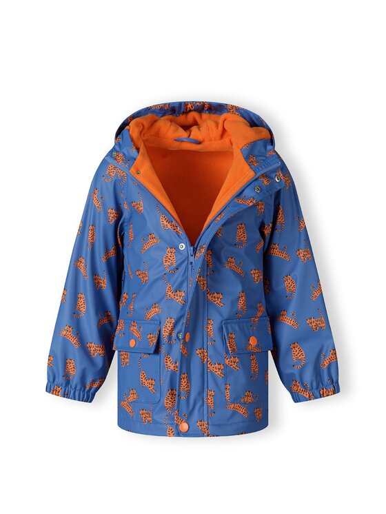 minoti minoti Kurtka przeciwdeszczowa C5504 Niebieski Regular Fit