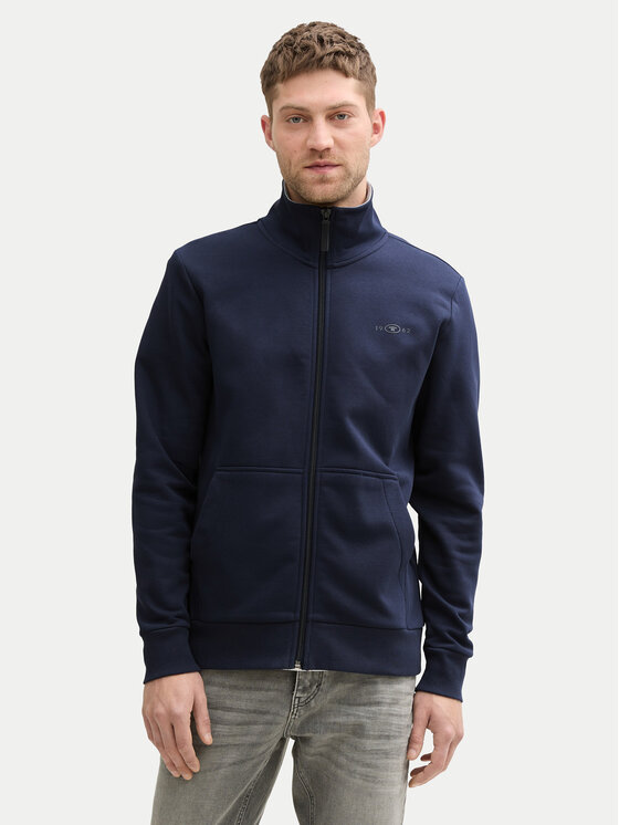 Tom Tailor Mikina 1045645 Tmavomodrá Regular Fit