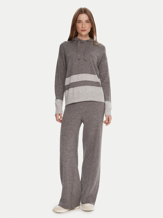 United Colors Of Benetton United Colors Of Benetton Sweter 102HE203V Szary Boxy Fit